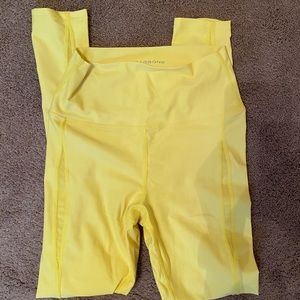 Carbon 38 Yellow Leggings (full length)